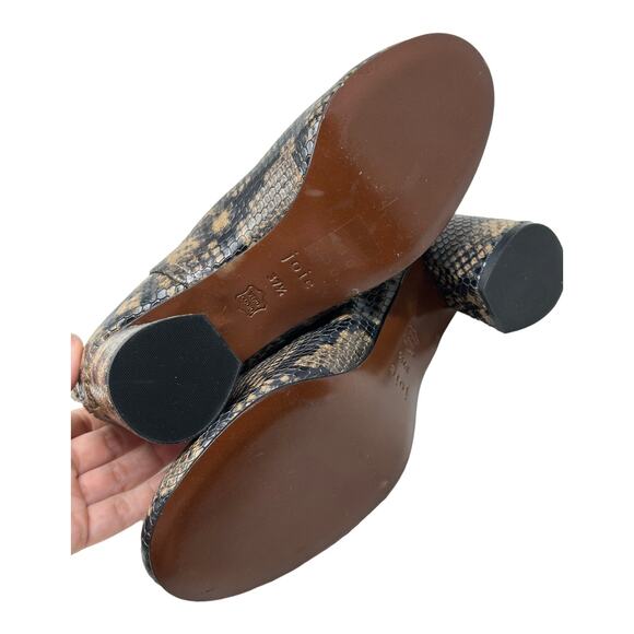 Joie Ramet Women's Python Leather Bootie size 7.5 - Picture 2 of 10